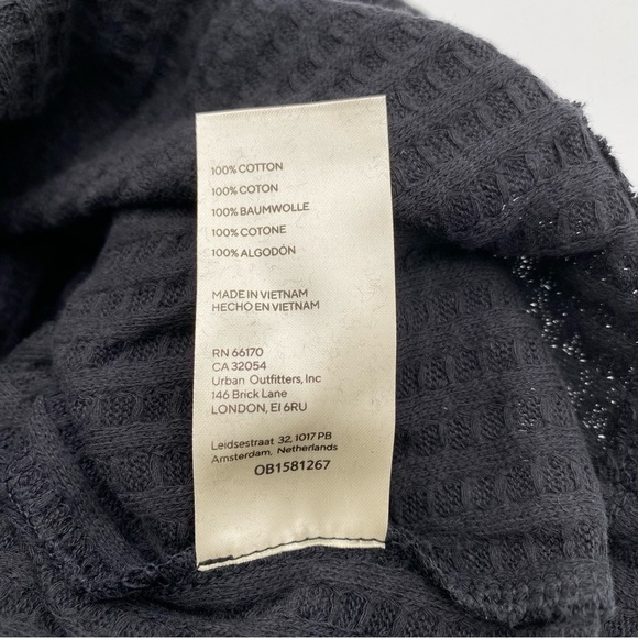 Free People Juicy‎ Long Sleeve Slouchy Turtleneck Shirt Sweater Top Black (NWT) - Picture 7 of 7